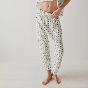 Free people cotton Printed Pajama Pants